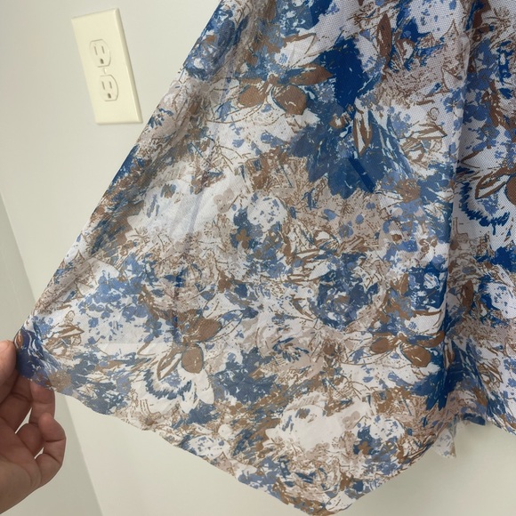 BoomChic NWT  Graphic Patchwork Sculpt Waist Hanky Hem Swim Dress Size 18-20 - Picture 9 of 16